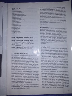 Videoleuchte 35W camlight Top35 von "Kaiser" Ladegerät + Akku Bild 8