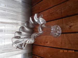 Große Glasvase - Innovatives Design 34 cm hoch Bild 2