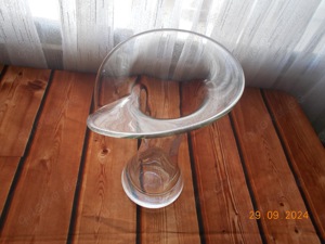 Michelangelo Glasvase modernes Design 31 cm hoch Bild 2