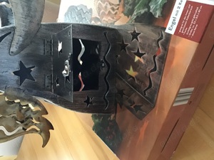 Engel mit 2 Kerzenhalter Casa Deko Bild 3
