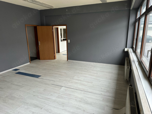 Büro- Atelier-Wohnung 80 qm 2 Zimme, sehr hell, ebenerdig, offene Küche, Bad mit Dusche u WC, sep WC Bild 3