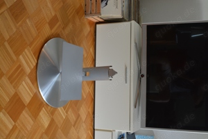 Loewe TV Standfuß Edelstahl