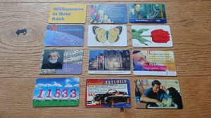12 Stück Telefonkarten 12 DM 50 DM 5  Sammlung