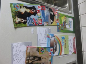 Kinderzeitschriften und Mal- und Bastelvorlagen zum verschenken