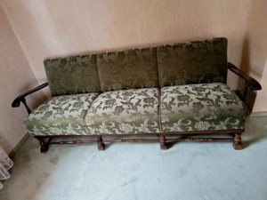 Sofa-Garnitur, echtes Vintage!!, auch als Schlafsofa nutzbar, guter Zustand