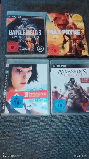 4 PS3 Spiele so gut wie neu 