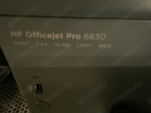 Multifunktionsdrucker HP 6830 (Defekt: Problem mit dem Druckkopf) für Bastler incl TP zu verschenken