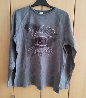 Lässiger  dünner  Pulli - Sweater  von  s.Oliver  -  grau  -  L     164