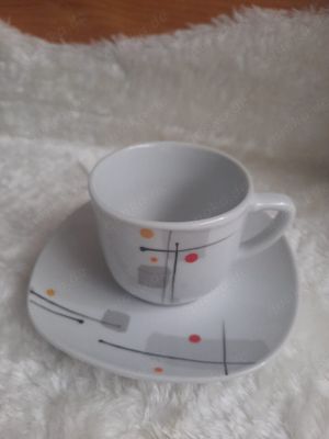 VAN WELL 12 Espresso Tassen   Unterteller Porzellan NEU unbenutzt