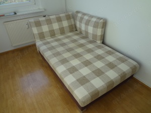 Polsterliege Kopfteil klappbar, Bettkasten