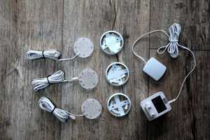 3 er LED Möbeleinbauleuchten Kaltweiß - 12 V - Neu. Bild 3