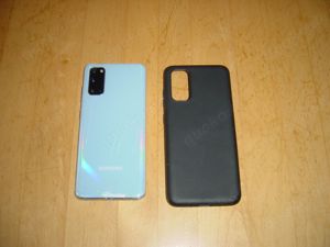 Samsung Galaxy S 20 defekt mit Displayschaden blau Bild 2
