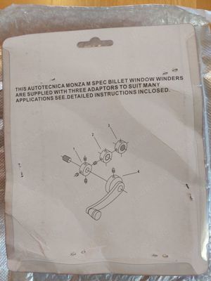 Auto Fensterkurbel mit verschiedenen Adaptern Bild 3