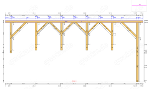 Fachwerk Garage Fachwerkhalle Bild 6