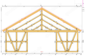 Fachwerk Garage Fachwerkhalle Bild 9