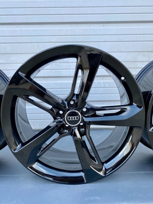 21 Factory Audi RS7 Forged S7 S8 A7 A8 Genuine Gloss Black Wheels OEM Set Bild 6