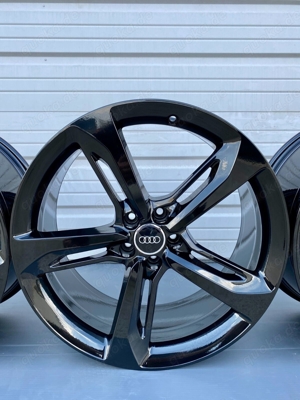 21 Factory Audi RS7 Forged S7 S8 A7 A8 Genuine Gloss Black Wheels OEM Set Bild 7