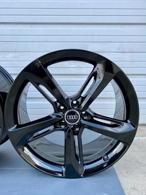 21 Factory Audi RS7 Forged S7 S8 A7 A8 Genuine Gloss Black Wheels OEM Set Bild 4