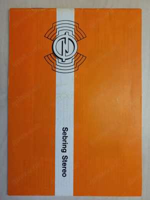 Original OPEL RADIO SEBRING STEREO Bedienungsanleitung