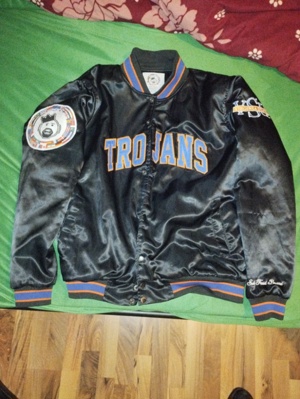 verkaufe eine Vintage trojans collegejacke