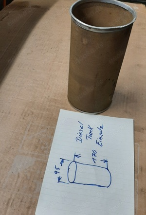 Diesel Tank Einsatz Sieb 