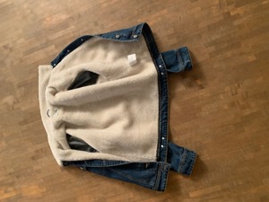 Jeansjacke Kinder Pimkie Denim, mit Fell, Größe "M" Bild 2