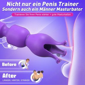 Vibratorensets für Frauen Massagestab mit 3-Anlagen, LCD Display Sex Toyset für Man Woman 10x4Modi Bild 6