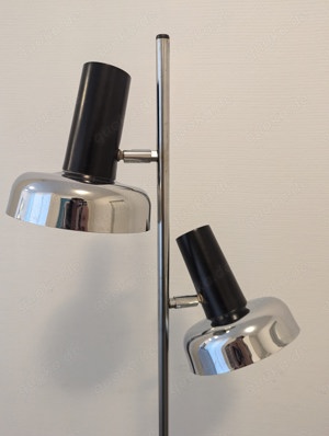 Stehlampe Leuchte Spot Vintage Chrom Schwarz retro