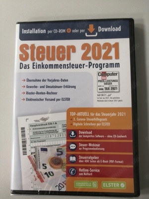 Steuerprogramm 2021 originalverpackt 