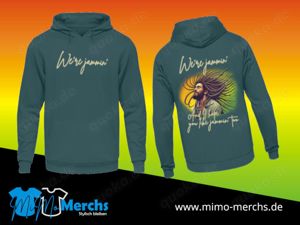 We're jammin'   Reggae Hoodie beidseitig bedruckt 