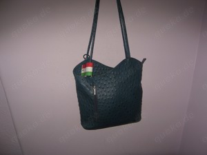 ITL-0357 Shoulderbag, Schultertasche, Handtasche, Rucksack, 2 in 1 Handbag, echt Leder 