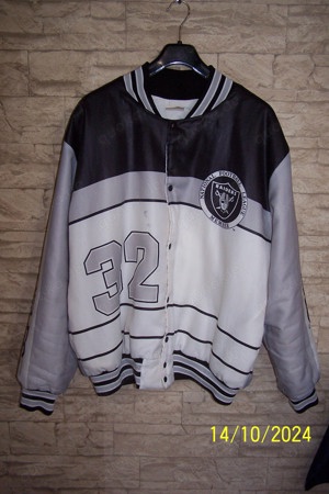 Echte Rarität Los Angeles Raiders Jacke NFL Vintage 90 er Jahre