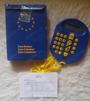 Retro! Euro-Rechner von Arco, OVP