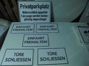 7 Stück verschiedene Metall  Warnschilder   20.- Bild 5