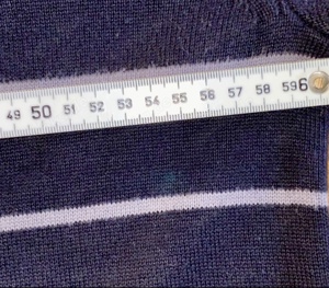 s.Oliver Herren Pullover XXL 60,5cm Strick Schwarz Graue Streifen Bild 4