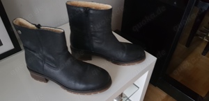 Warme Damen Winterstiefel, Gr. 39, schwarz, wenig getragen