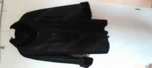 Ledermantel mit Nerzbesatz