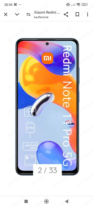 ich verkaufe ein retmi Note 11 Pro 5g wie neu 