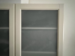 2 weisse Schranktüren mit Glas für IKEA Pax Kleiderschrank zu verkaufen Bild 2