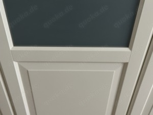 2 weisse Schranktüren mit Glas für IKEA Pax Kleiderschrank zu verkaufen Bild 4
