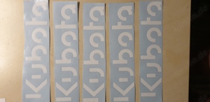 Schriftzug Aufkleber Kubota Sticker