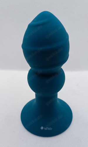 Großer Silikon Analplug, Buttplug mit extra starkem Saugnapf, Neu Bild 1