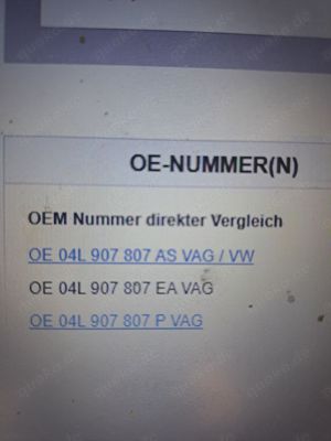 VW Caddy NOX Sensor (OVP) von GEBE  93707 1 Bild 2