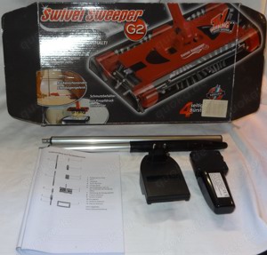 DP Swivel Sweeper Ersatzteile Akku-Pack Ladegerät 2 Stielteile Originalverpackung Bedienungsanleitu