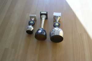 9 Tennispokale , stehen nur auf dem Regal,TOP Zustand. 4. Pokal v. links gesehen ist verkauft BILD  Bild 4