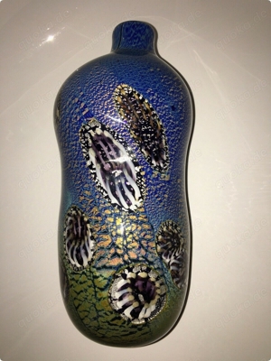 wunderschöne AVeM MURANO große 28,5 cm YOKAHOMA VASE Entwurf Aldo Nason 1958