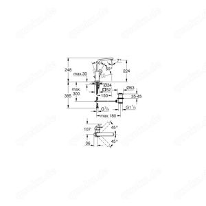 Einhebelmischer Grohe Eurocube L Bild 2
