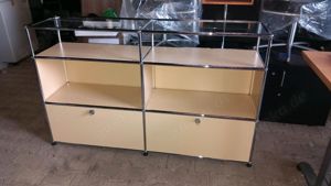 Original USM Haller Sideboard in beige 6 Fächer 2 x Abschliesbar