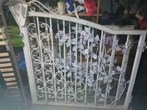 Doppelseitihges TOR GARTENTOR EINFAHRTSTOR Rosen Muster Unikat