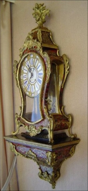  Boulle Uhr um 1850		 Uhren